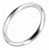 BA28S Big Round Bangle - Silver