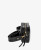 Madison Crossbody in Black Woven Leather