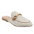 Butler Loafer Mule - Ivory Canvas