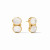 Honey Duo Earring - Clear Crystal