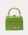 Hannah Lunchbox Wicker Bag - Lime Green