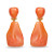 Wilma Drop Earrings - Apricot