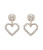 Cupid Crystal Heart Earring