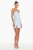 Strapless Puzzle Mini Dress - Powder Blue