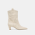 Tavla Off White Leather Boot