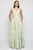 V Neck Maxi in Yellow Rose