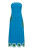 Wess Midi in Cobalt with Embroidery