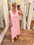 Zara Midi Pink Swiss Dot