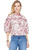 Round Yoke Blouse in Maroon Rose