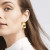 Savoy Gold Hoop - Small