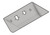 Recessed Airline Box - Radius Bottom  with Flange - Trailer Air, (1) 7-Way & (1) 4/6-Way Hook-Ups