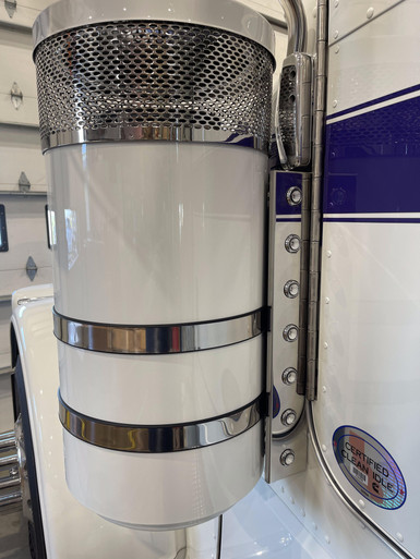 Peterbilt Air Cleaner Light Panels - Back Side - Iowa Customs