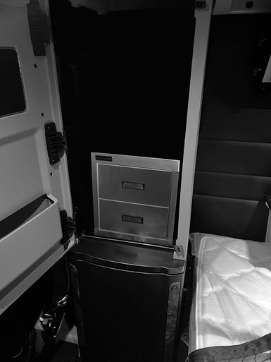 2-Drawer Passenger Side Storage Solution - Fits Peterbilt 589