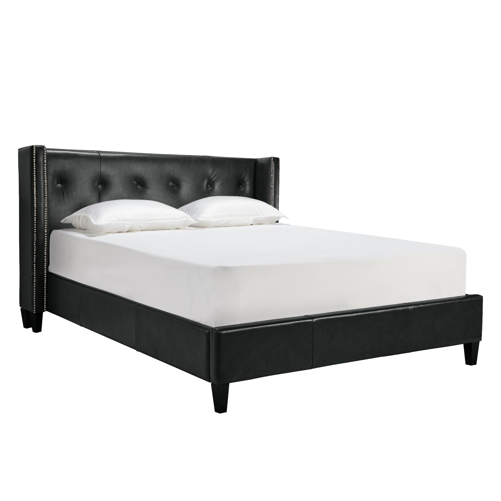 Porter Low Leather Bed Porter Low Leather Bed