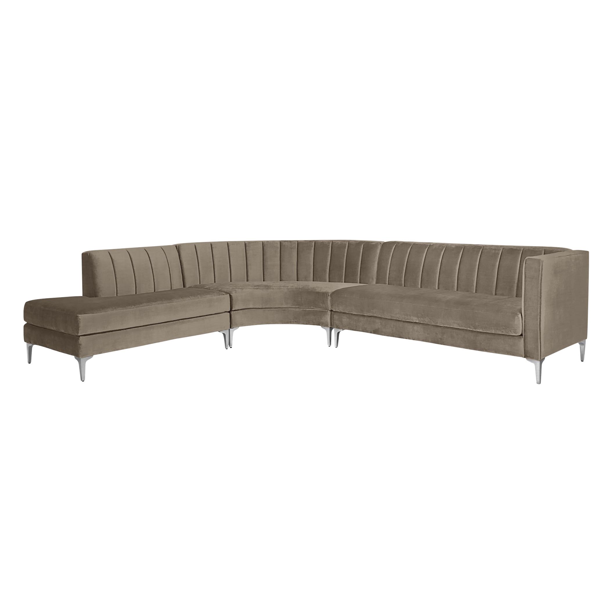 Crestmont Chaise Sectional - 3 PC