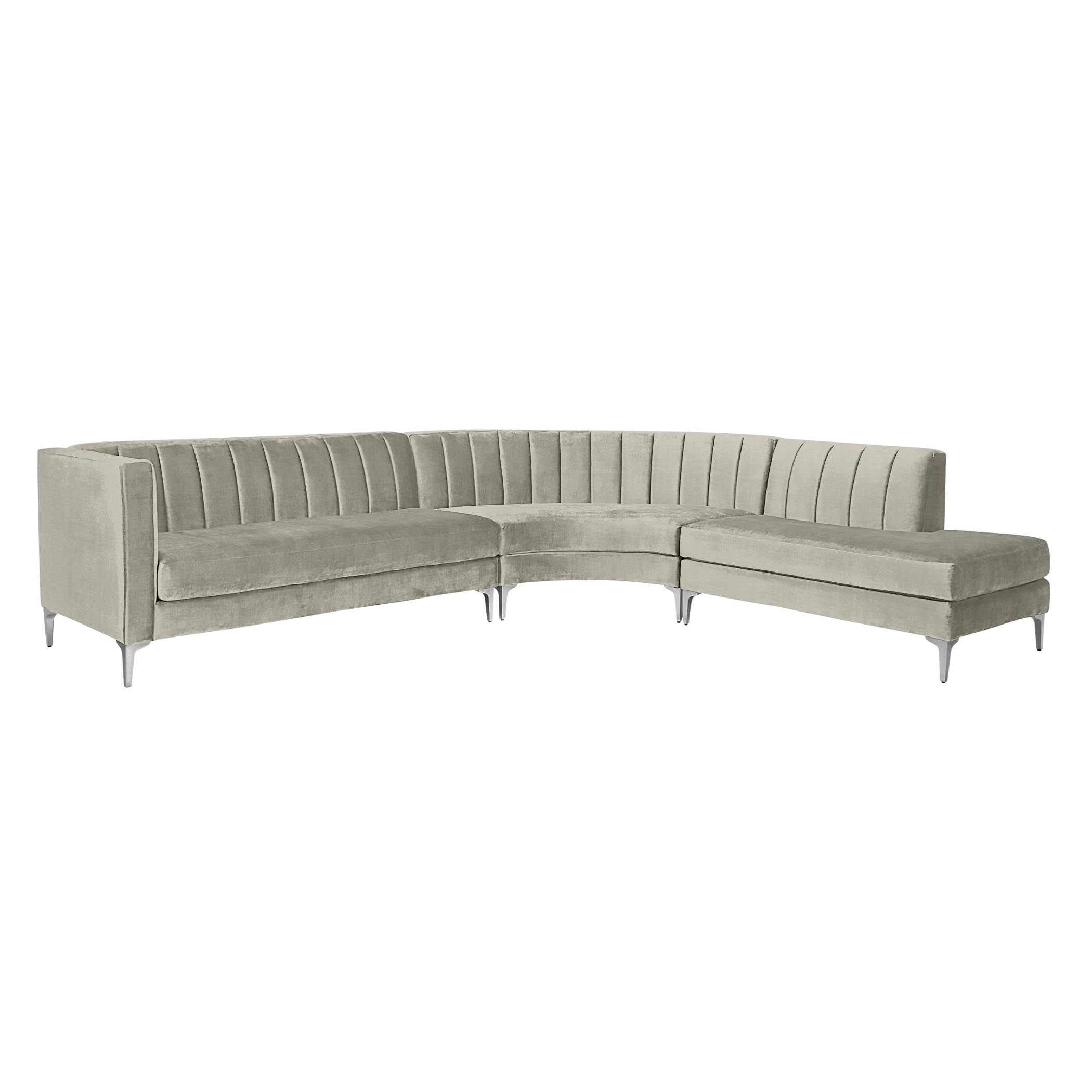 Crestmont Chaise Sectional - 3 PC