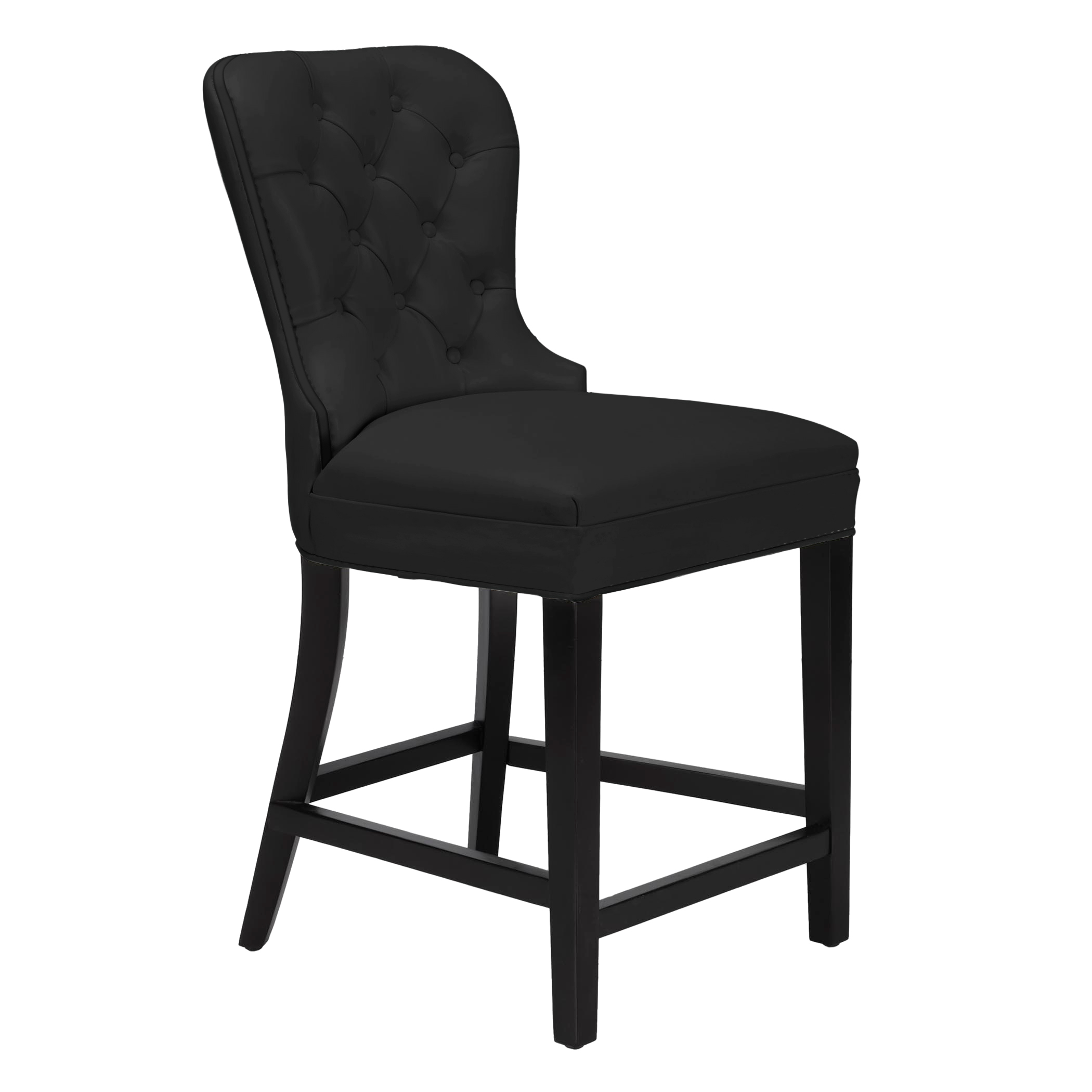 Charlotte Leather Stool - Espresso Charlotte Leather Stool - Espresso