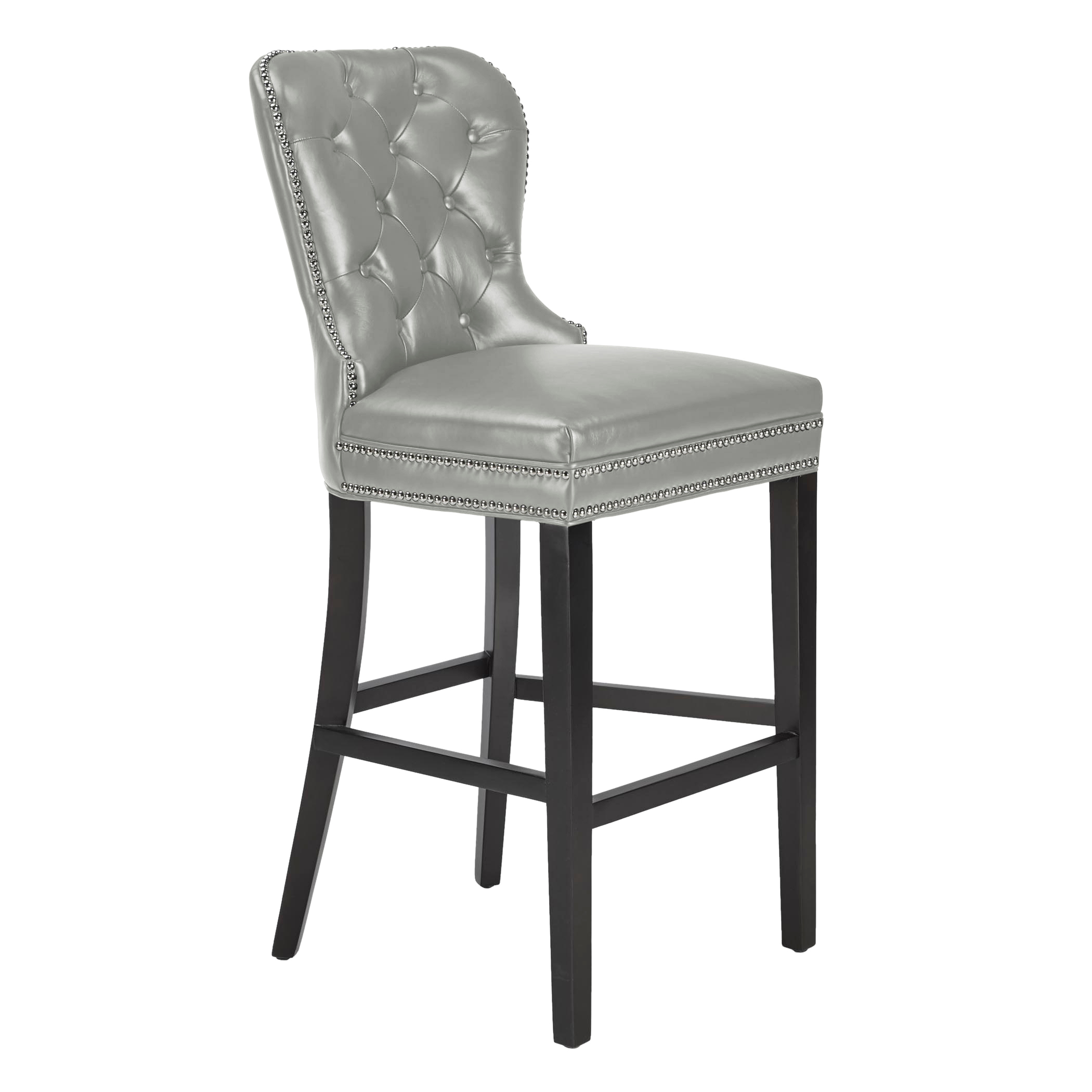 Charlotte Leather Stool - Espresso Charlotte Leather Stool - Espresso