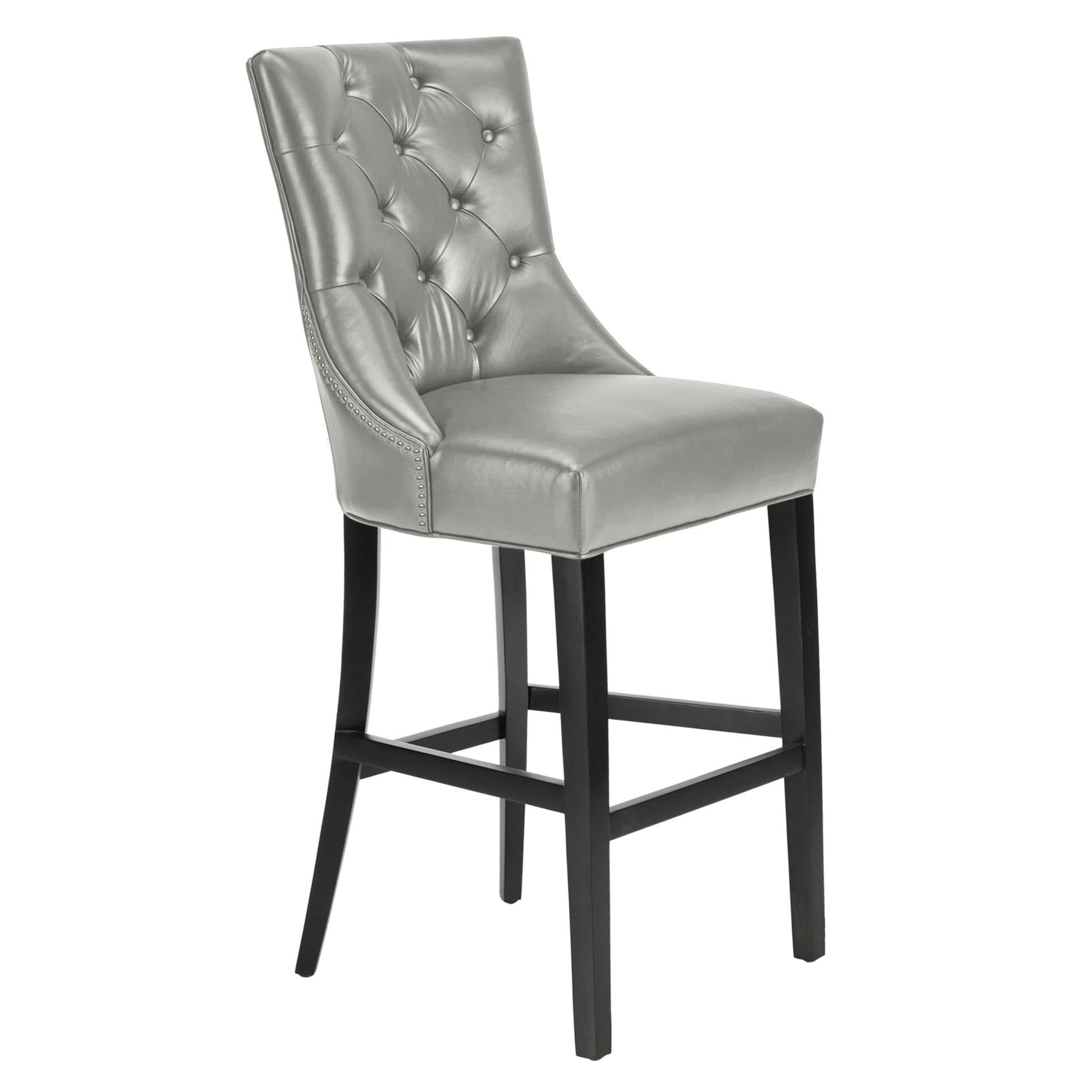 Nottingham Leather Stool - Espresso Nottingham Leather Stool - Espresso
