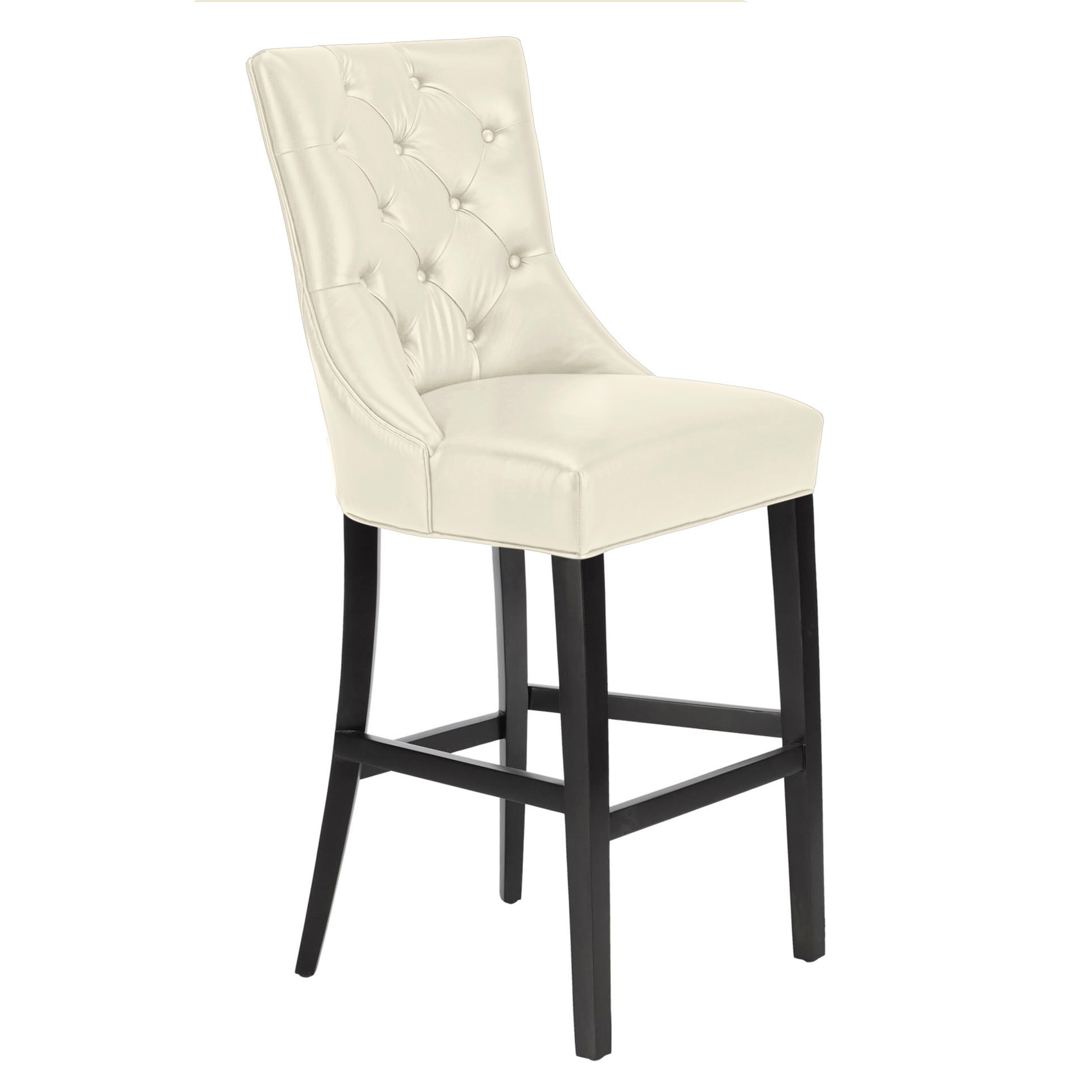 Nottingham Leather Stool - Espresso