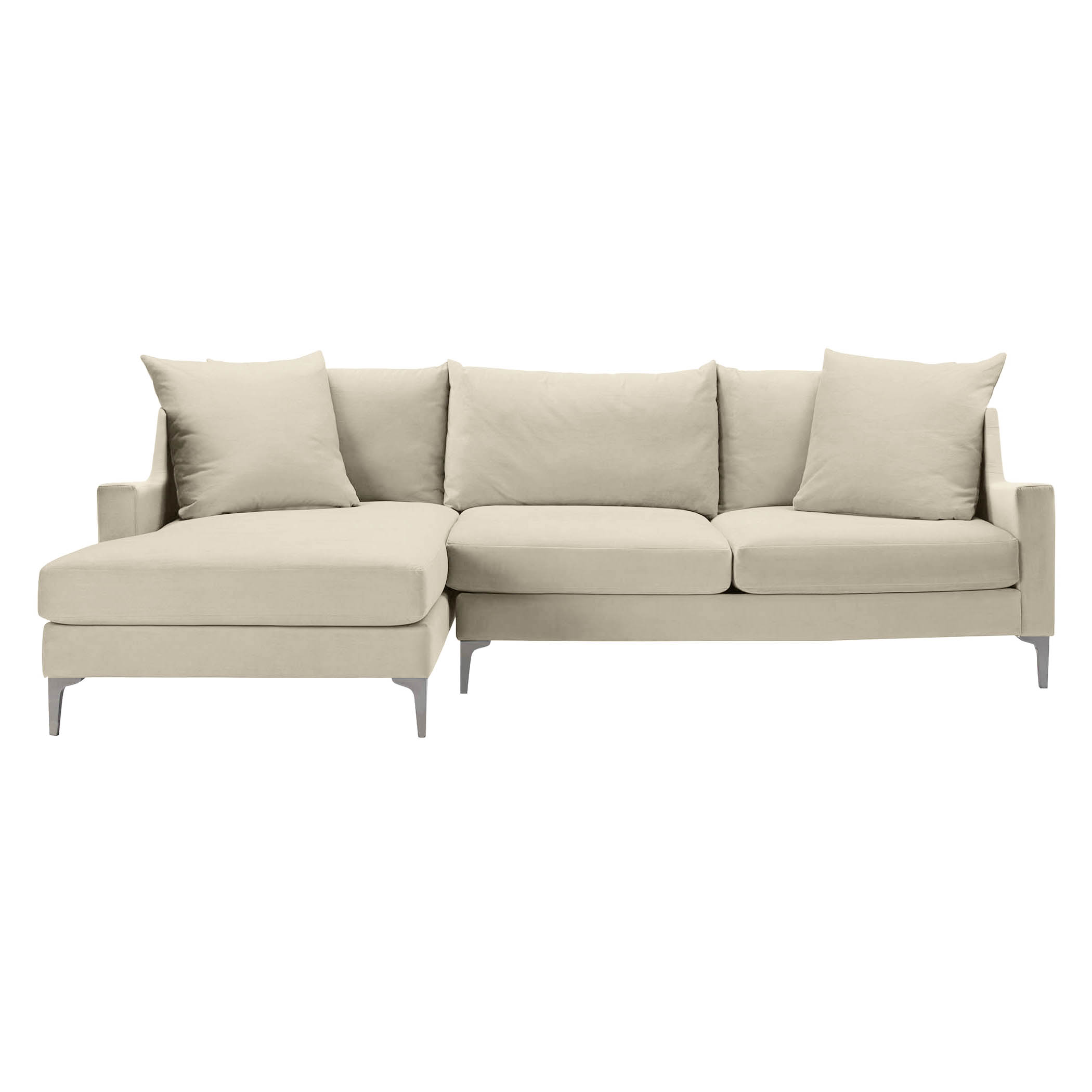 Details Slope Arm Chaise Sectional - 2PC