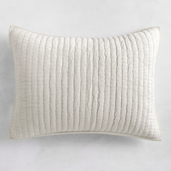 Mardon Velvet Bedding - White Mardon Velvet Bedding - White