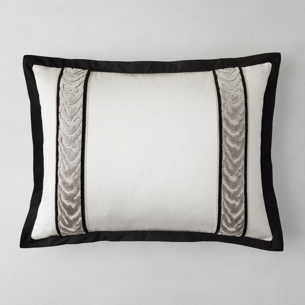 Gianna Frame Bedding - Grey/Black Gianna Frame Bedding - Grey/Black