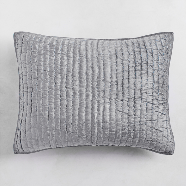 Mardon Velvet Bedding - Silver