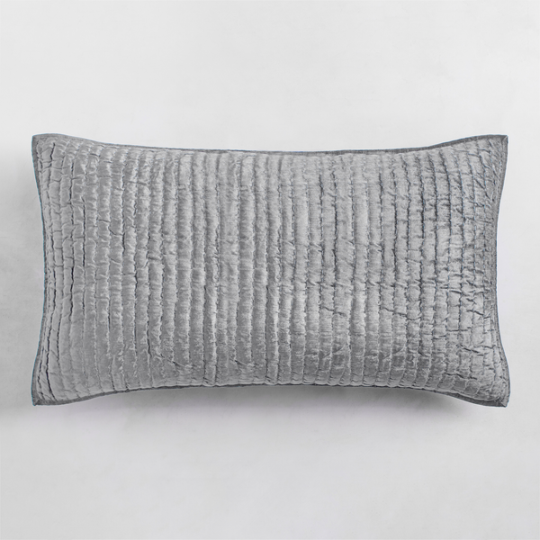 Mardon Velvet Bedding - Silver Mardon Velvet Bedding - Silver