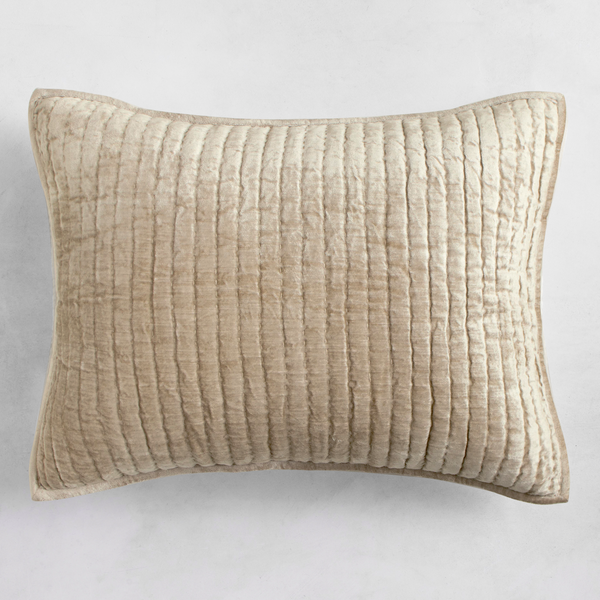Mardon Velvet Bedding - Champagne Mardon Velvet Bedding - Champagne