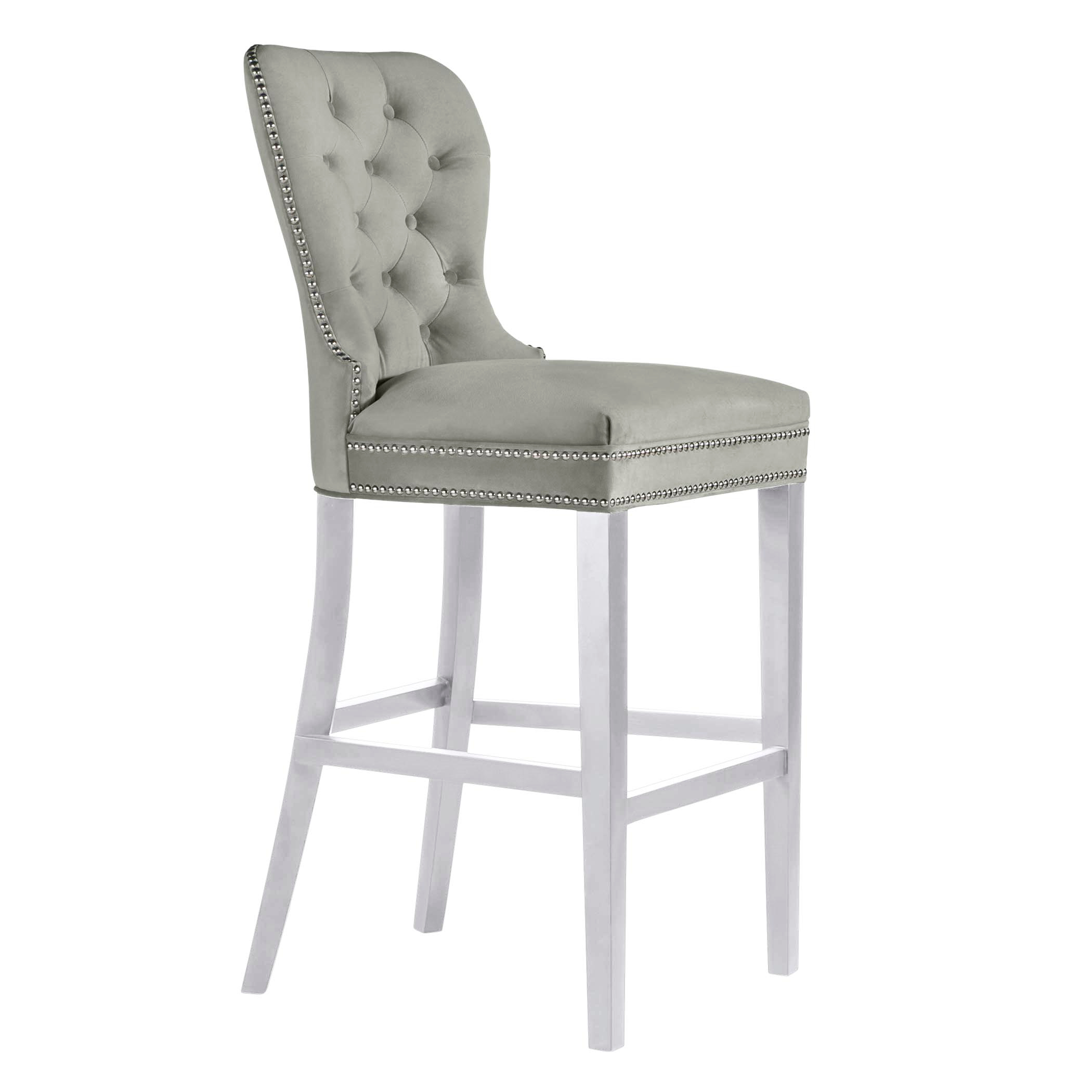 Charlotte Stool - High Gloss White