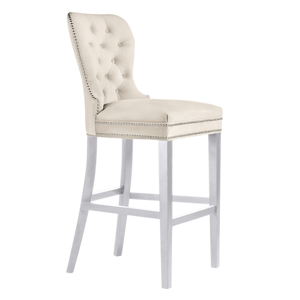 Charlotte Stool - High Gloss White