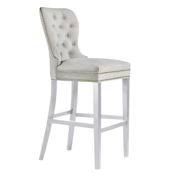 Charlotte Stool - High Gloss White