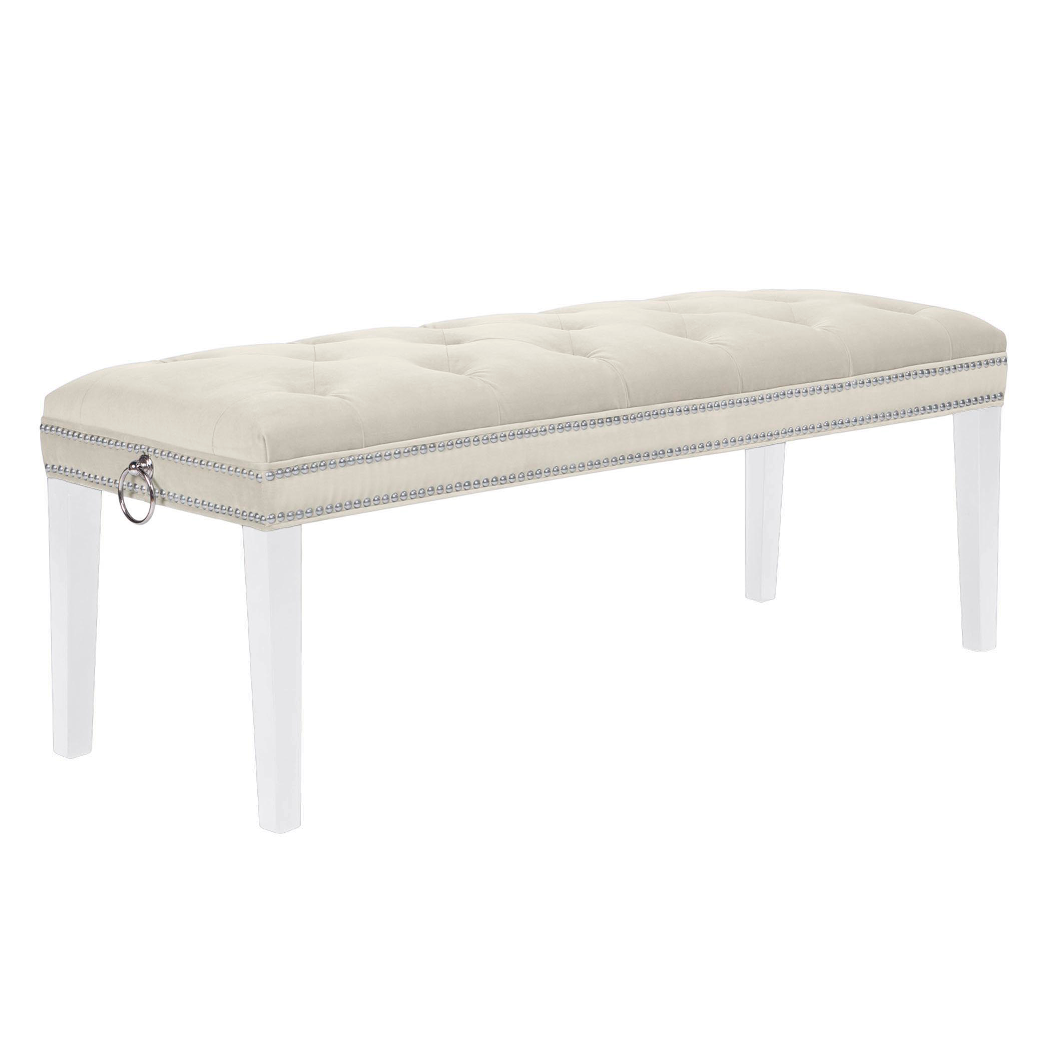 Charlotte Bench - High Gloss White Charlotte Bench - High Gloss White