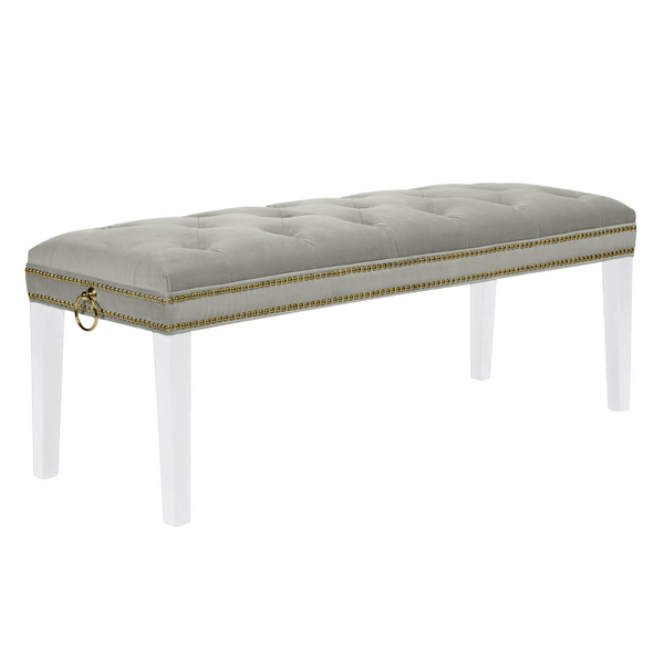 Charlotte Bench - High Gloss White Charlotte Bench - High Gloss White