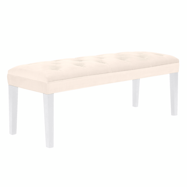 Charlotte Bench - High Gloss White