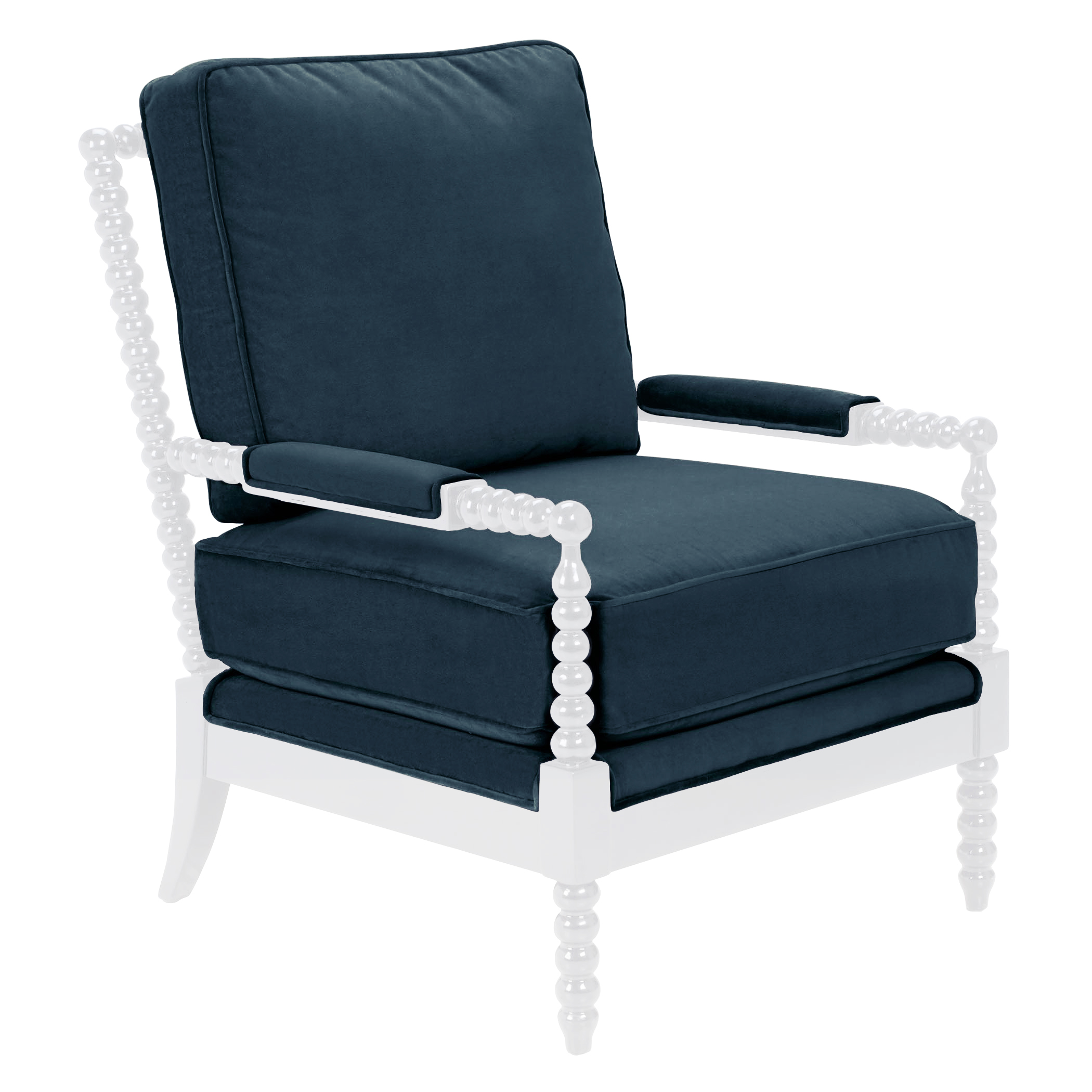 Spindle Chair - High Gloss White Spindle Chair - High Gloss White