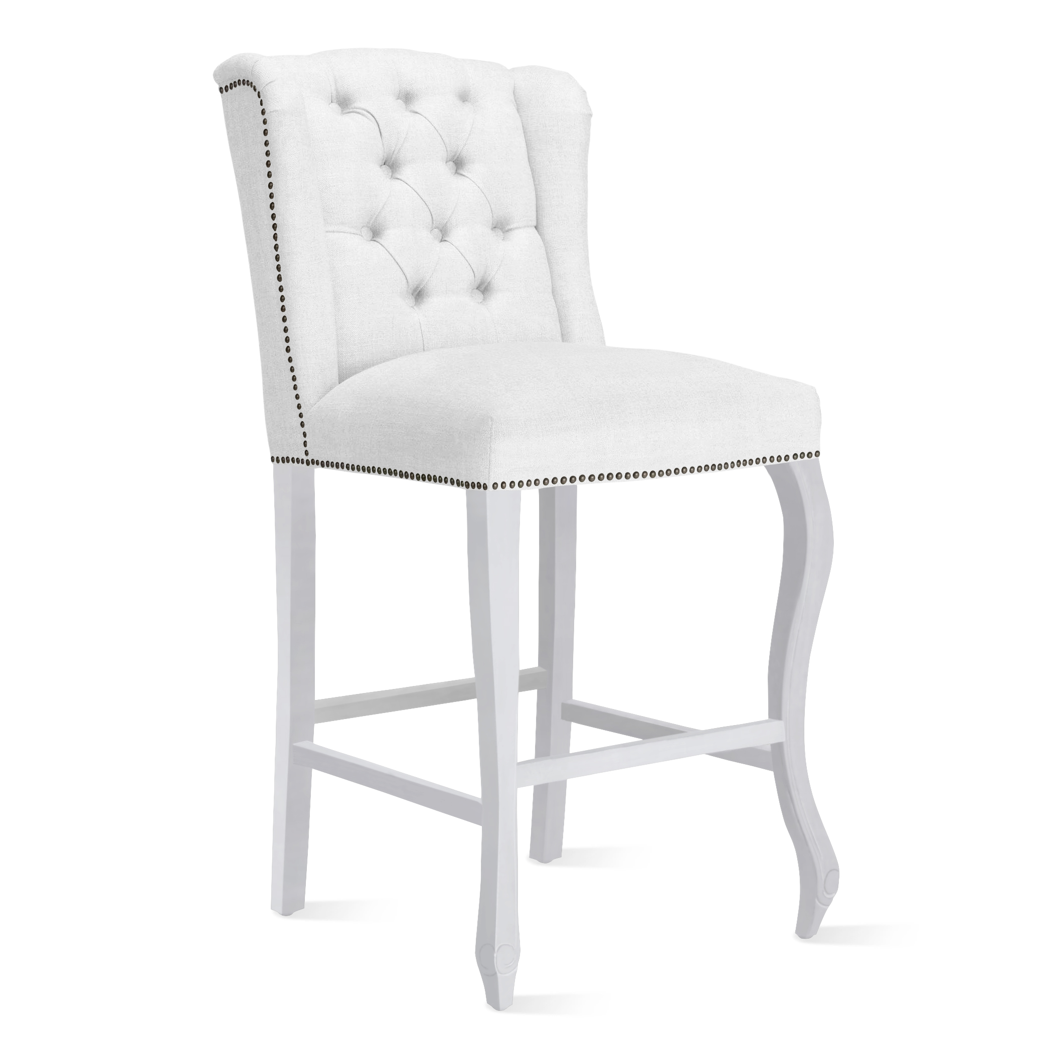Archer Stool - High Gloss White