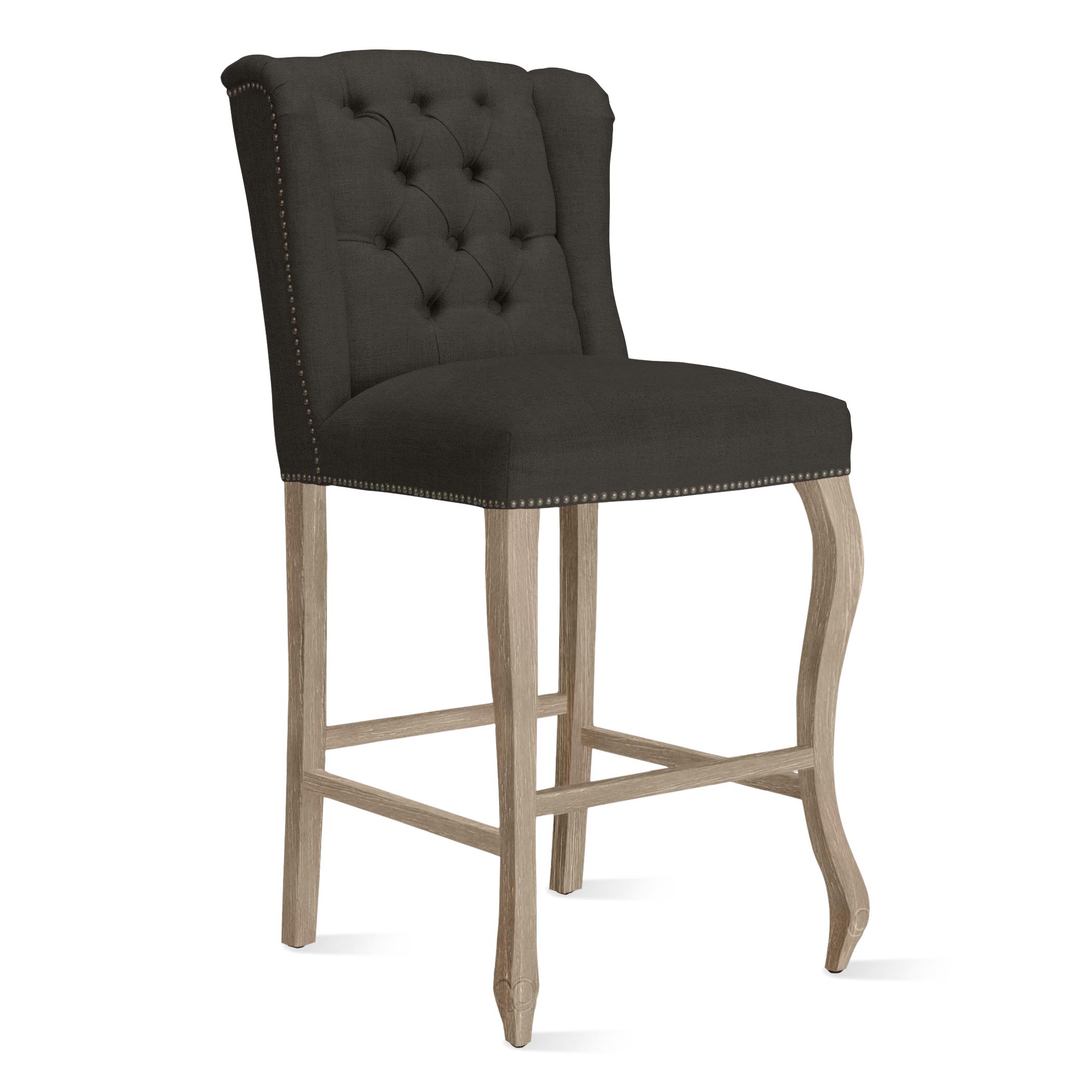 Archer Stool - Natural Grey
