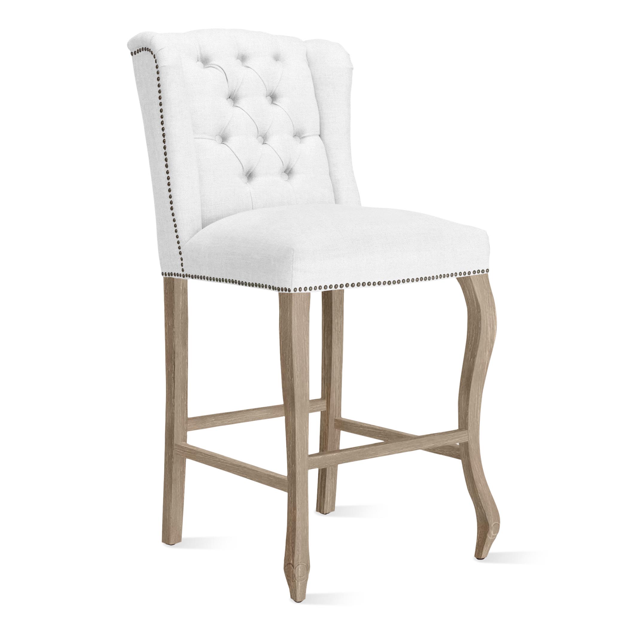 Archer Stool - Natural Grey