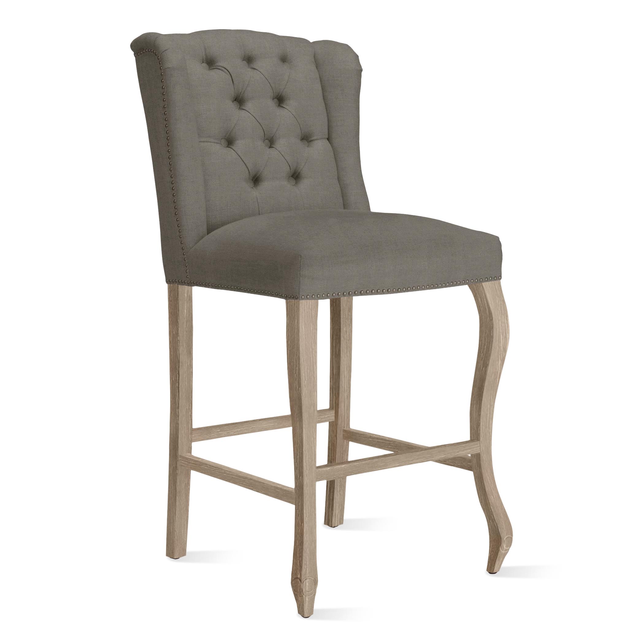 Archer Stool - Natural Grey