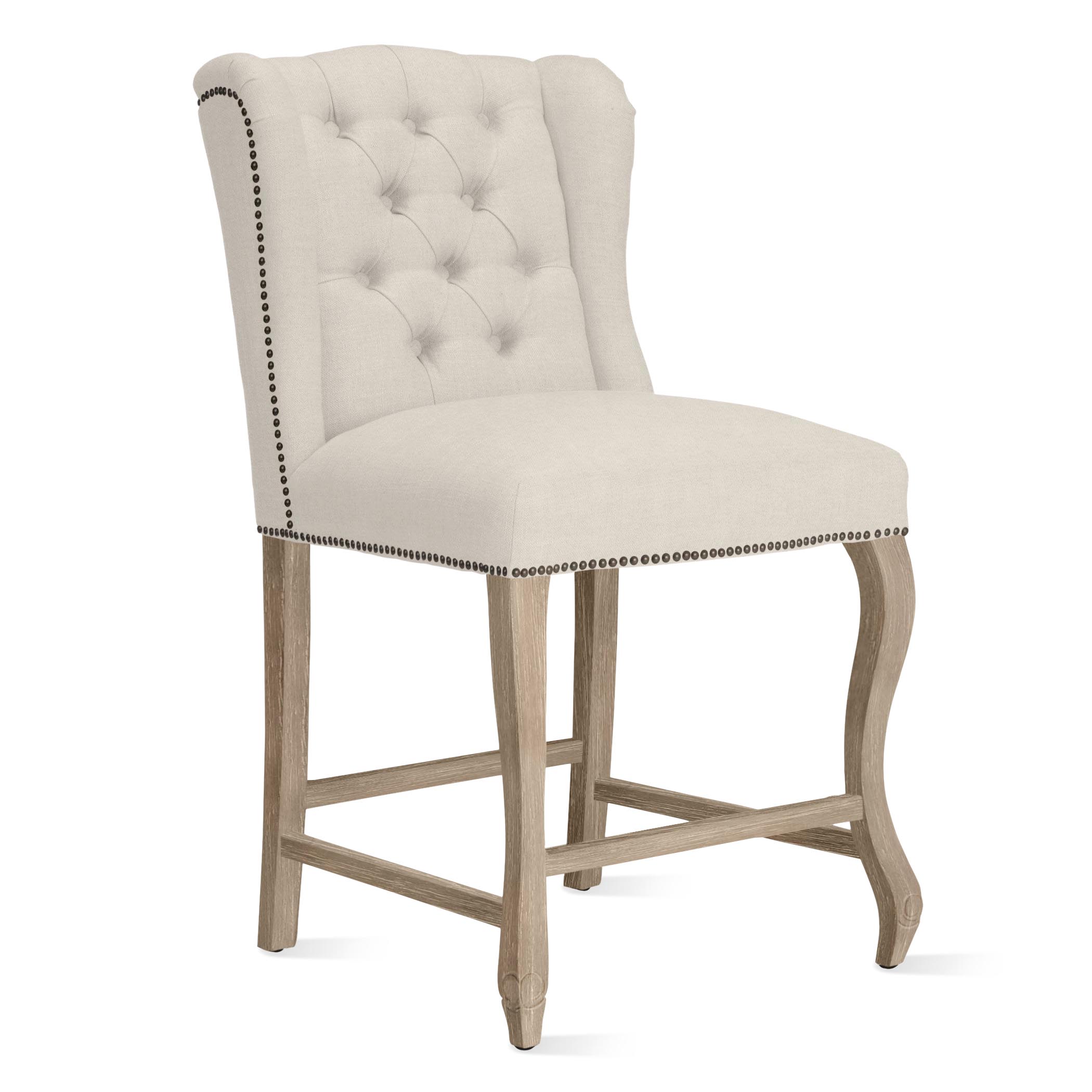 Archer Stool - Natural Grey