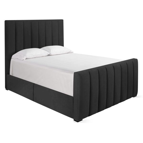 Hadley Storage Bed With Channeled Footboard Hadley Storage Bed With Channeled Footboard