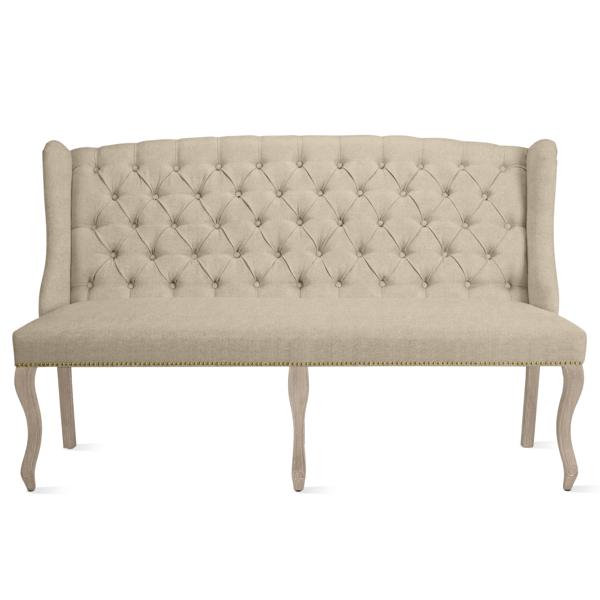 Archer Banquette - Natural Grey Archer Banquette - Natural Grey