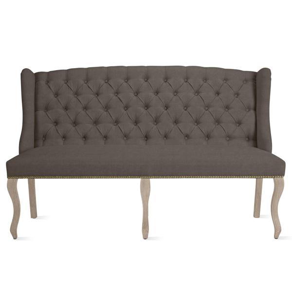 Archer Banquette - Natural Grey