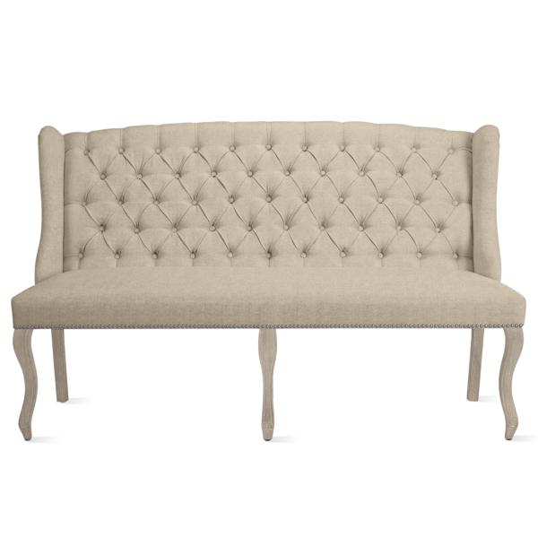 Archer Banquette - Natural Grey Archer Banquette - Natural Grey