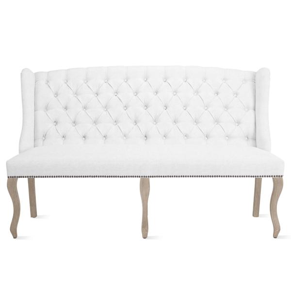 Archer Banquette - Natural Grey