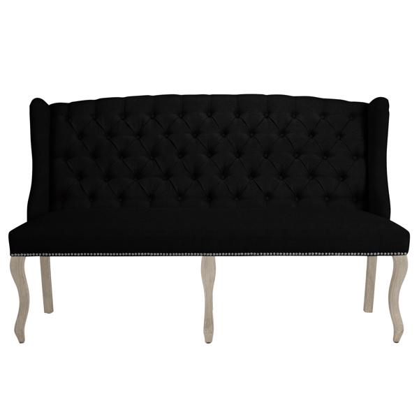 Archer Banquette - Natural Grey