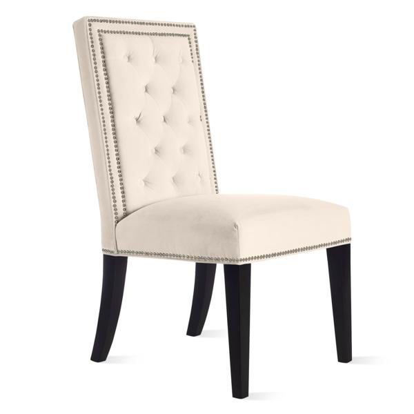 Maxwell Dining Chair With Nailheads - Espresso Maxwell Dining Chair With Nailheads - Espresso