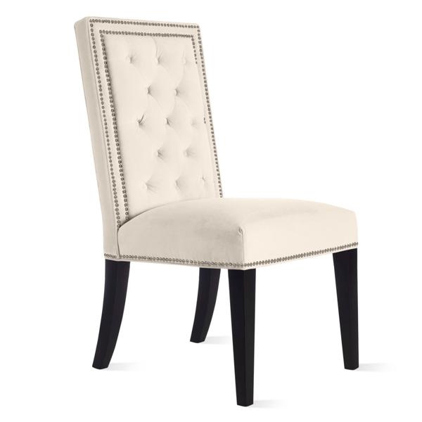 Maxwell Dining Chair With Nailheads - Espresso Maxwell Dining Chair With Nailheads - Espresso